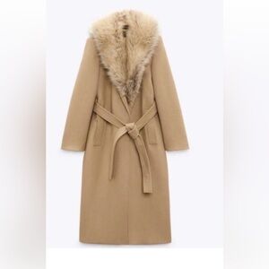 Manteco x zara wool blend coat